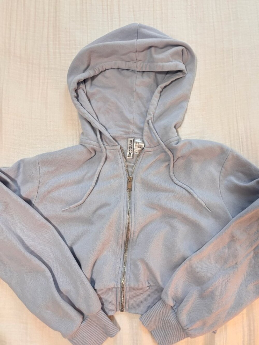H&M Divided Cropped Full-Zip Hoodie